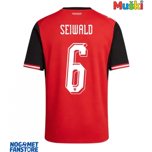 Austrija Nicolas Seiwald #6 Domaci Dres SP 2026 Kratak Rukav